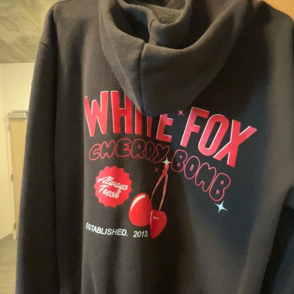 White Fox Boutique Tops White Fox Cherry Bomb Hoodie No Flaws